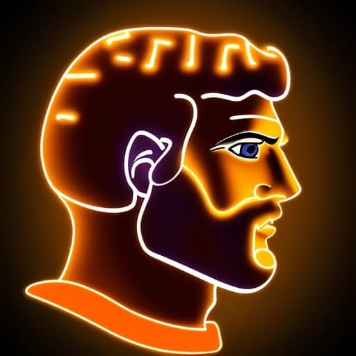 Orange Neon Lights Chad